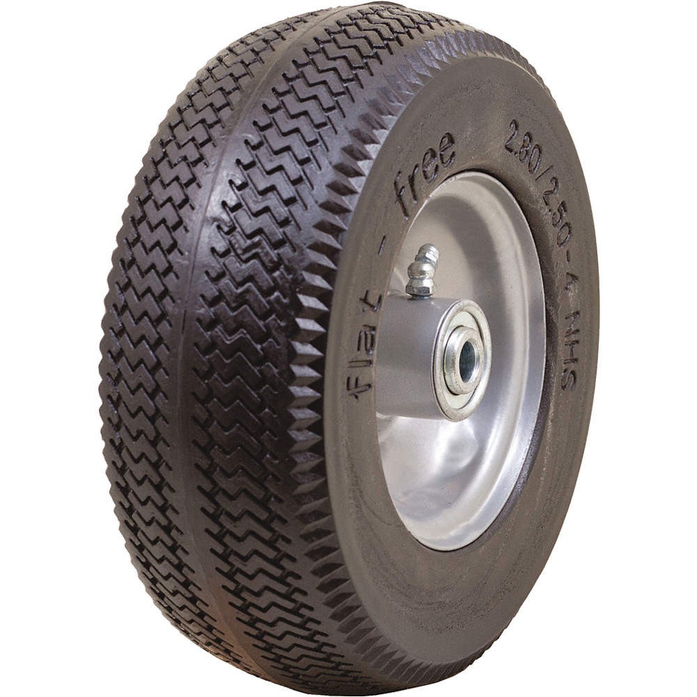 GRAINGER APPROVED 53CM47 Flat Free Wheel,8 1/2″,200lb,2.80/2.50-4 53CM47