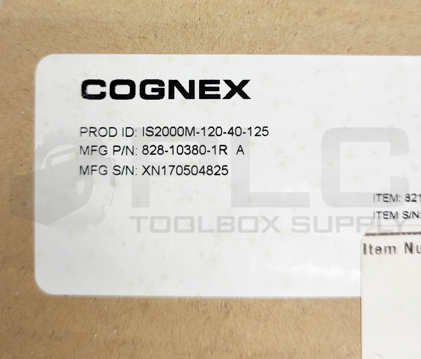 NEW COGNEX IS2000M-120-40-125 VISION SENSOR 828-10380-1R A *UPS RED AVAILABLE*