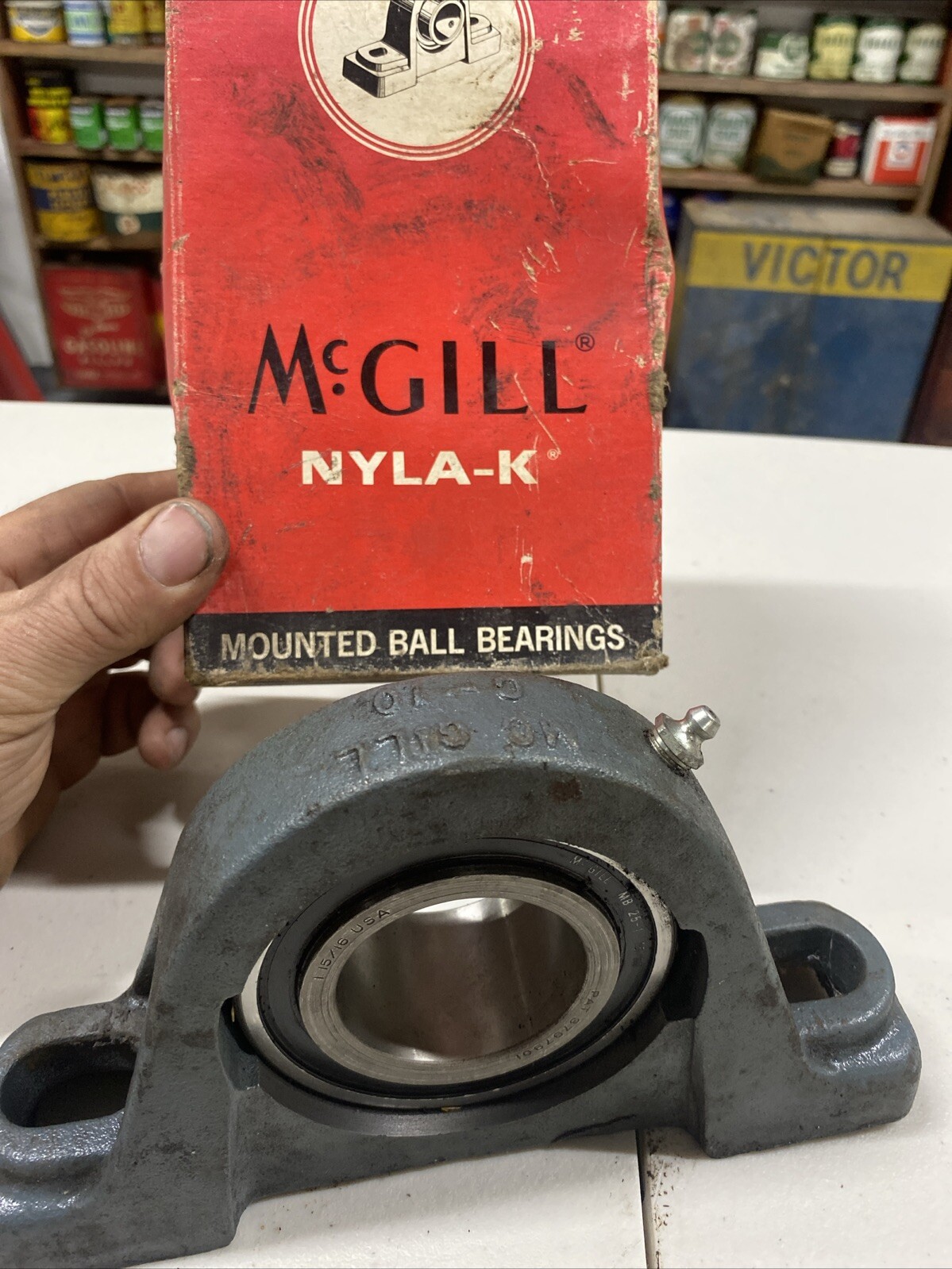 MB MCGILL C-25-1-15/16 NYLA-K PILLOW BLOCK BEARING C25115/16