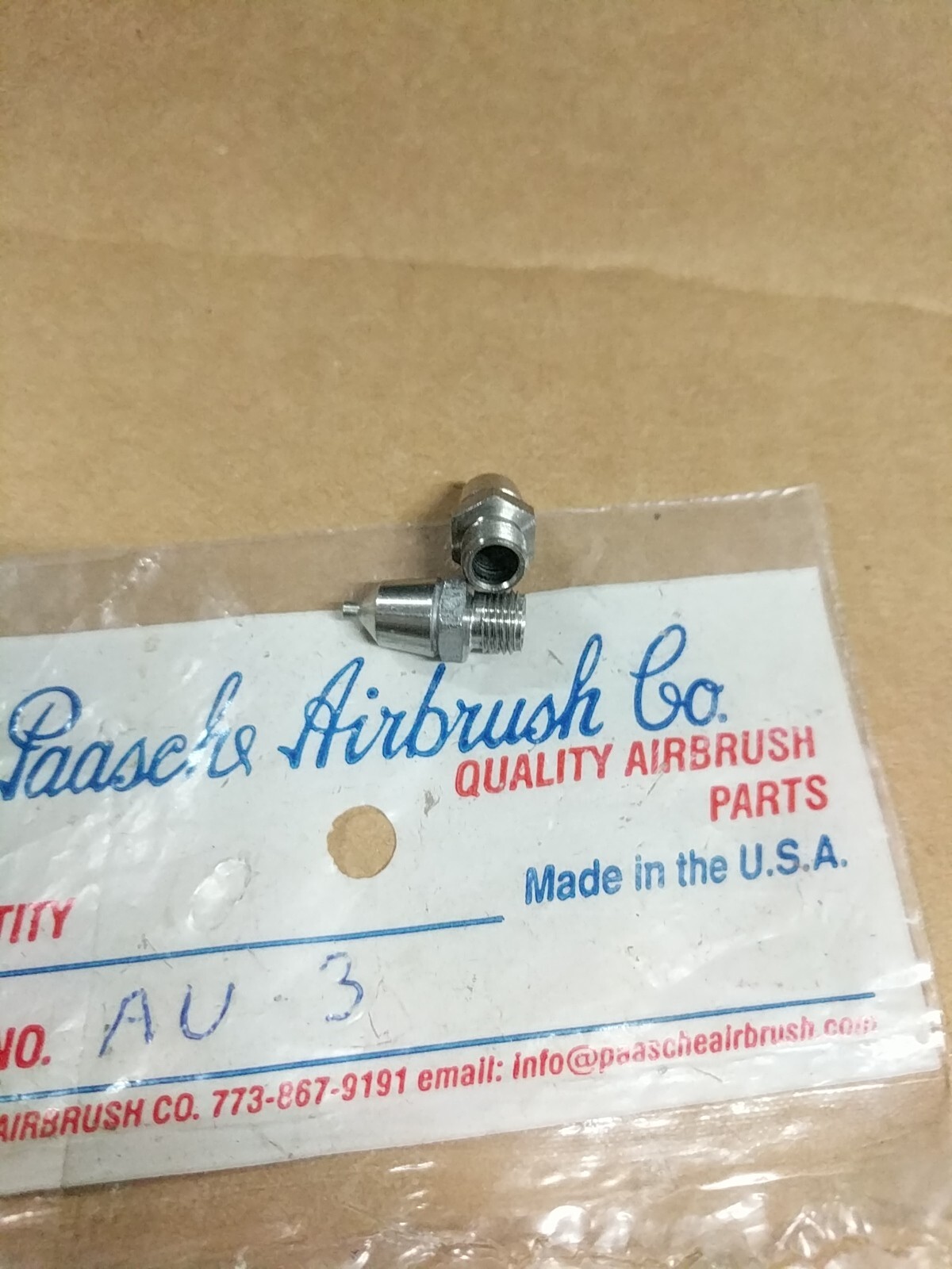 Set of 2 Paasche Airbrush AU-3 .046 Tip
