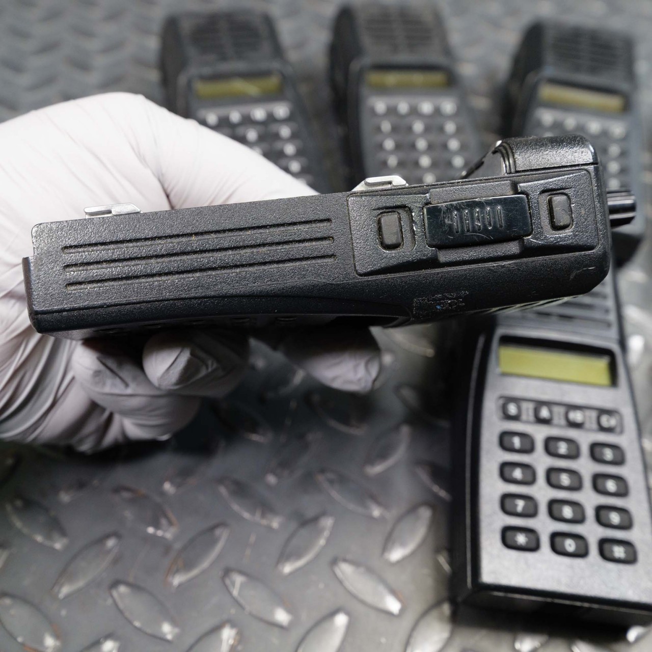 Kenwood TK-380 Type 3 UHF Handheld Radio 400-430 MHz (Lot of 7, Used, No
