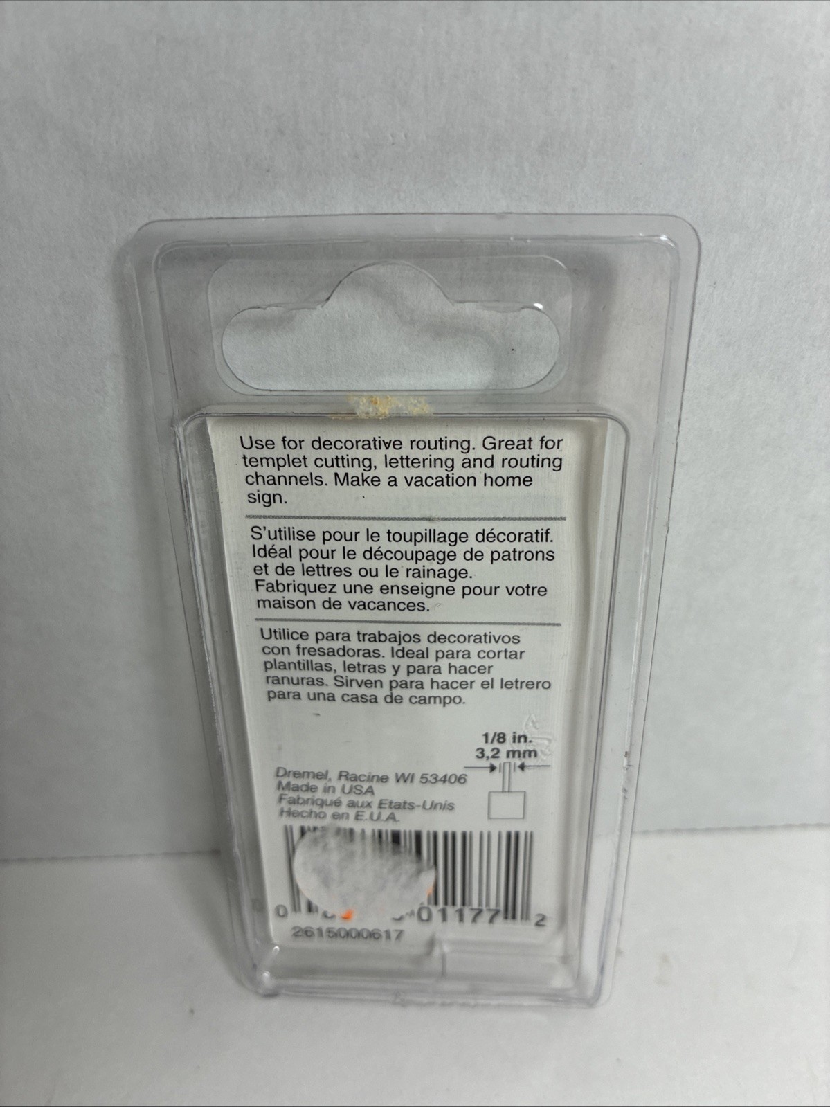 DREMEL 627 1/4” Router Bit. NIP
