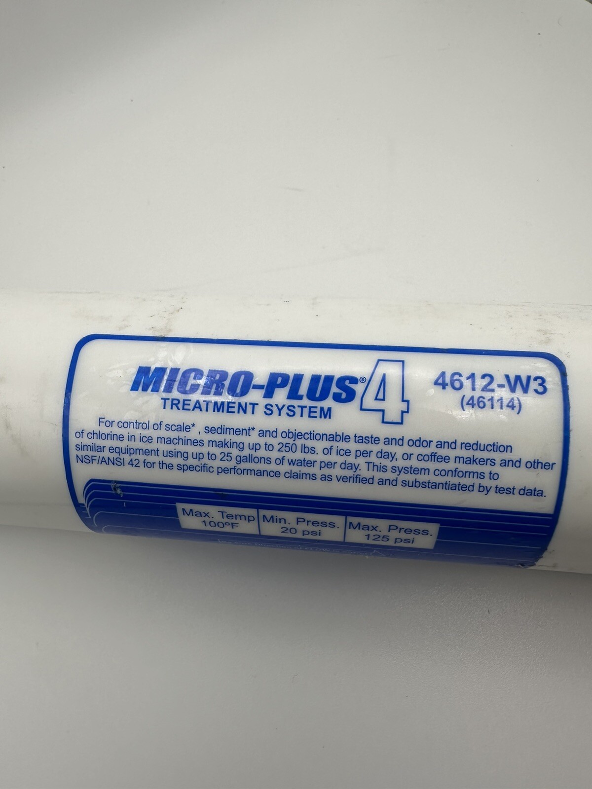 NEW Nu Calgon 4612-W3 Water Filter Inline Micro-Plus 46114 GENUINE OEM see pics