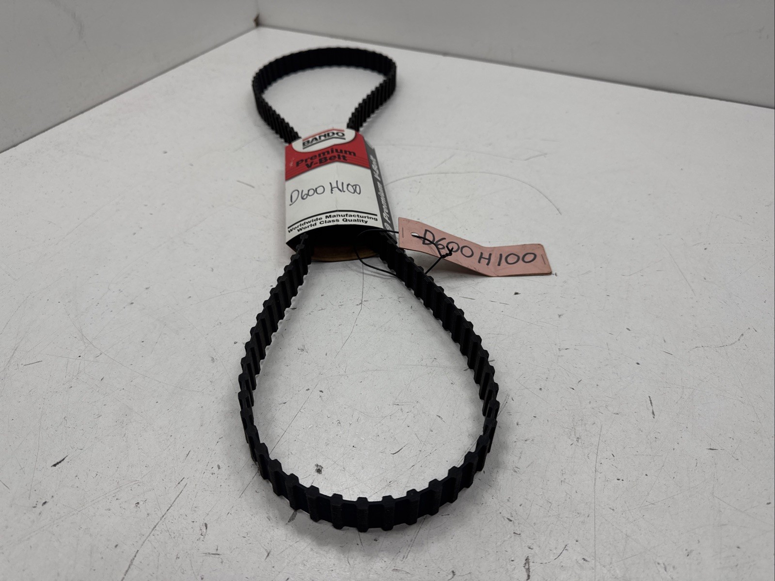 Bando D600H100 , D600-H-100 , D-600H-100 , Dual Positive Drive Synchro Belt