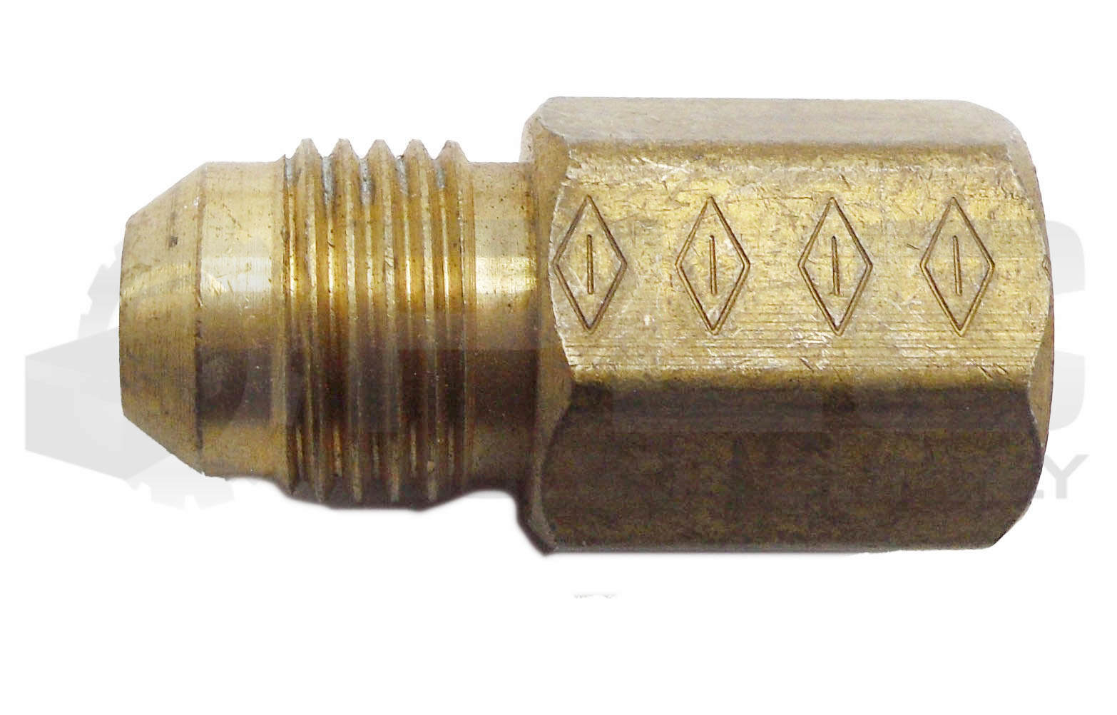 LOT OF 13 NEW 5/16″ ID X 1/2″ OD MALE FLARE FITTINGS BRASS