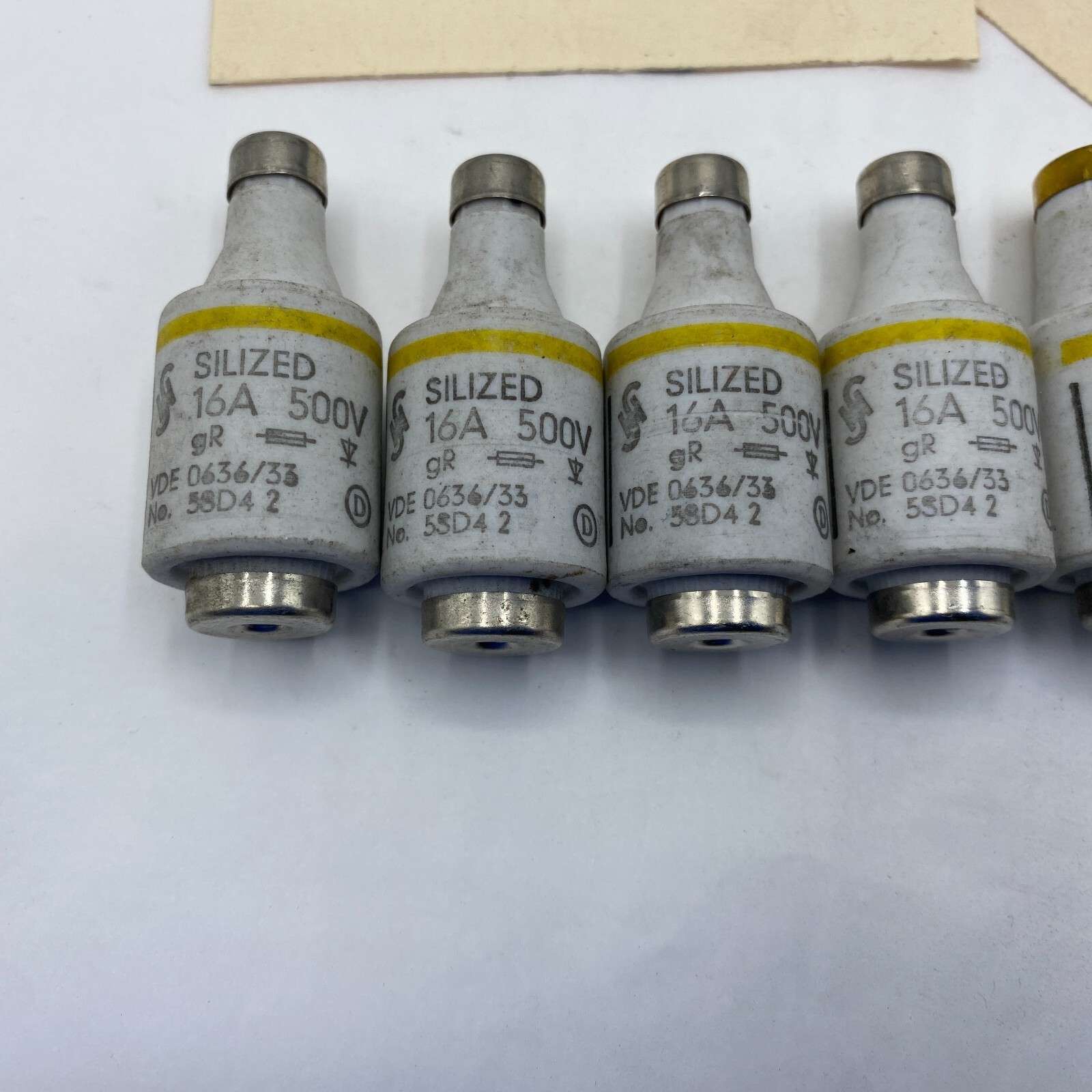 Siemens Silized Fuse Insert 25A / 500V | No.5SD4 4(16A),5SD4 2(30A) LOT OF 7🔔