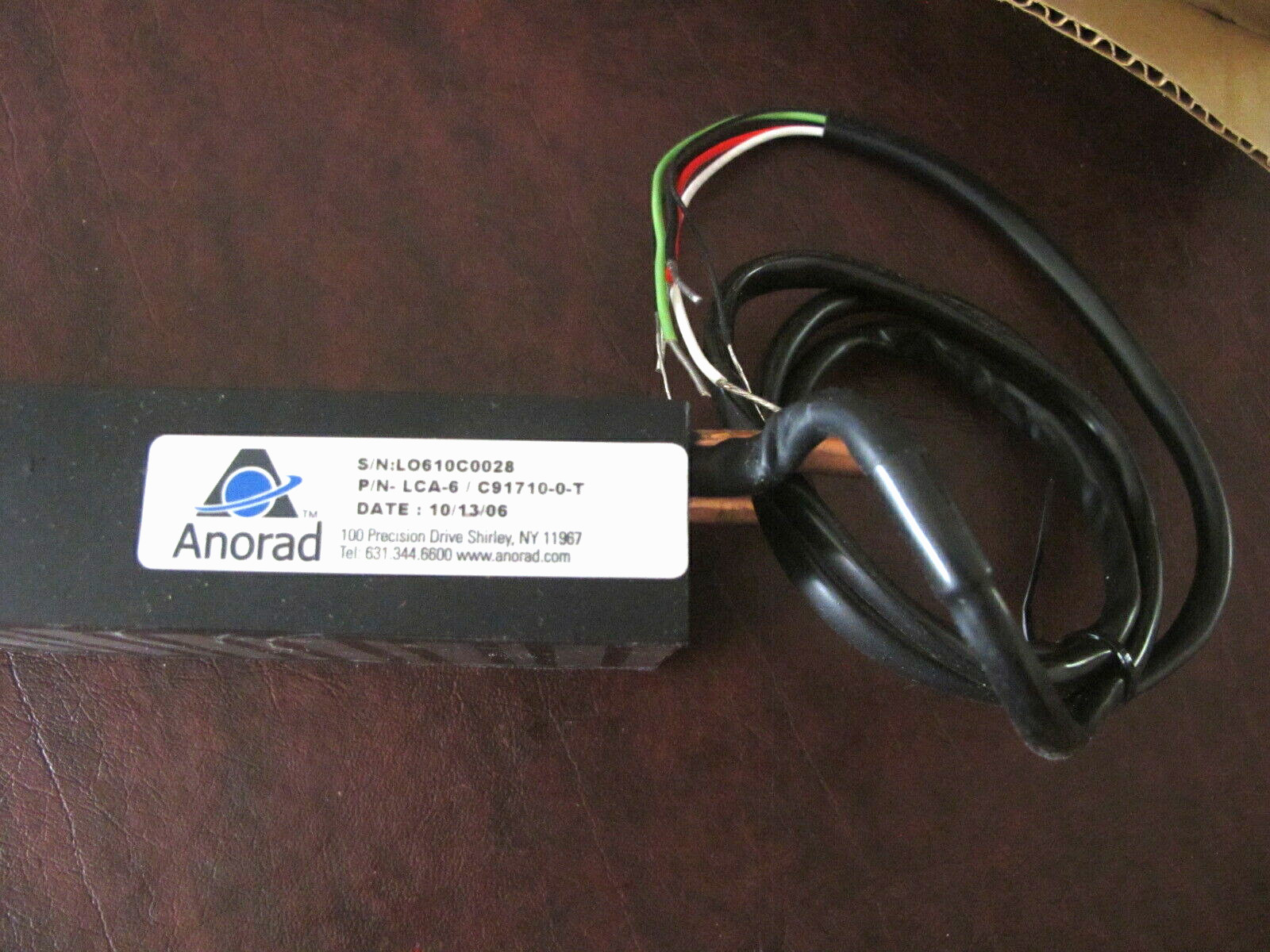 Anorad LCA-6 / C91710-0-T Linear Motor Magnet Track NEW