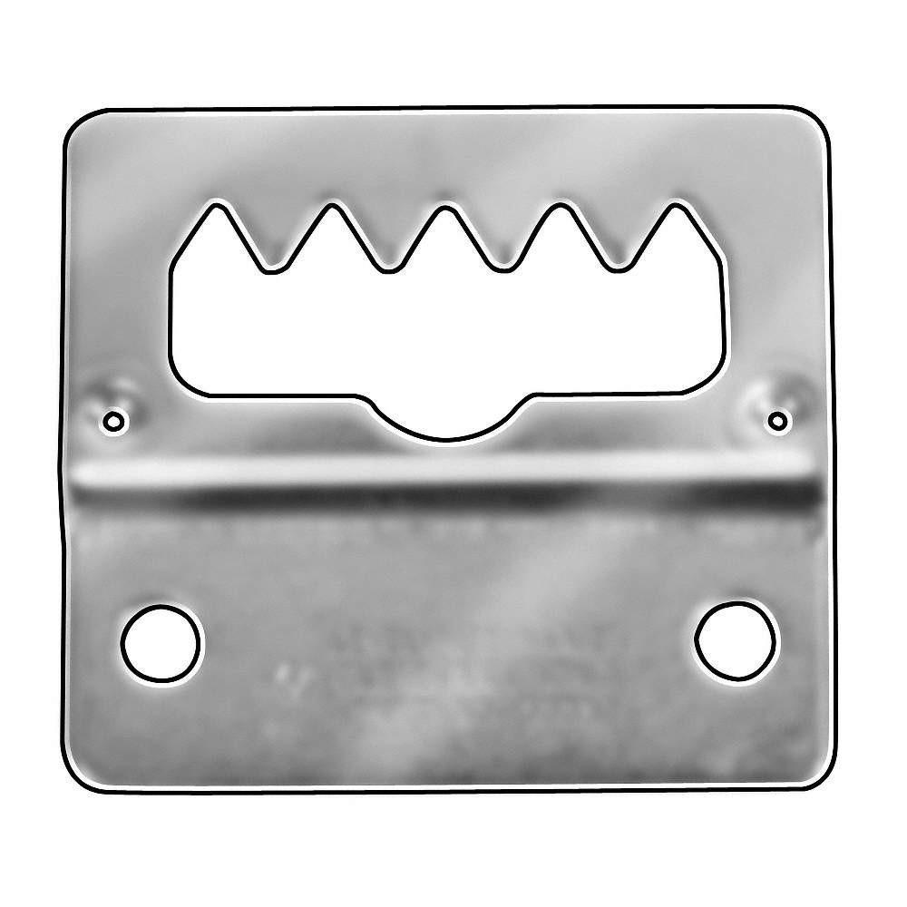 GRAINGER APPROVED 1003 Mounting Hanger, 2 Hole, Adjustable, PK2 3DRE5