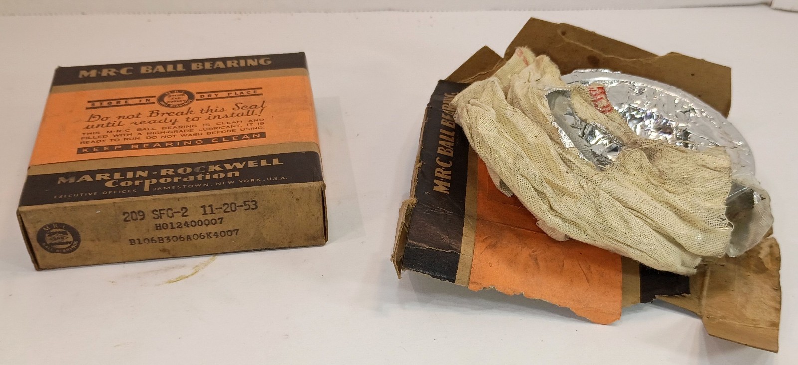1 NEW MRC 209 SFG-2 45X85X19mm RADIAL DEEP GROOVE BALL BEARING NIB *MAKE OFFER*
