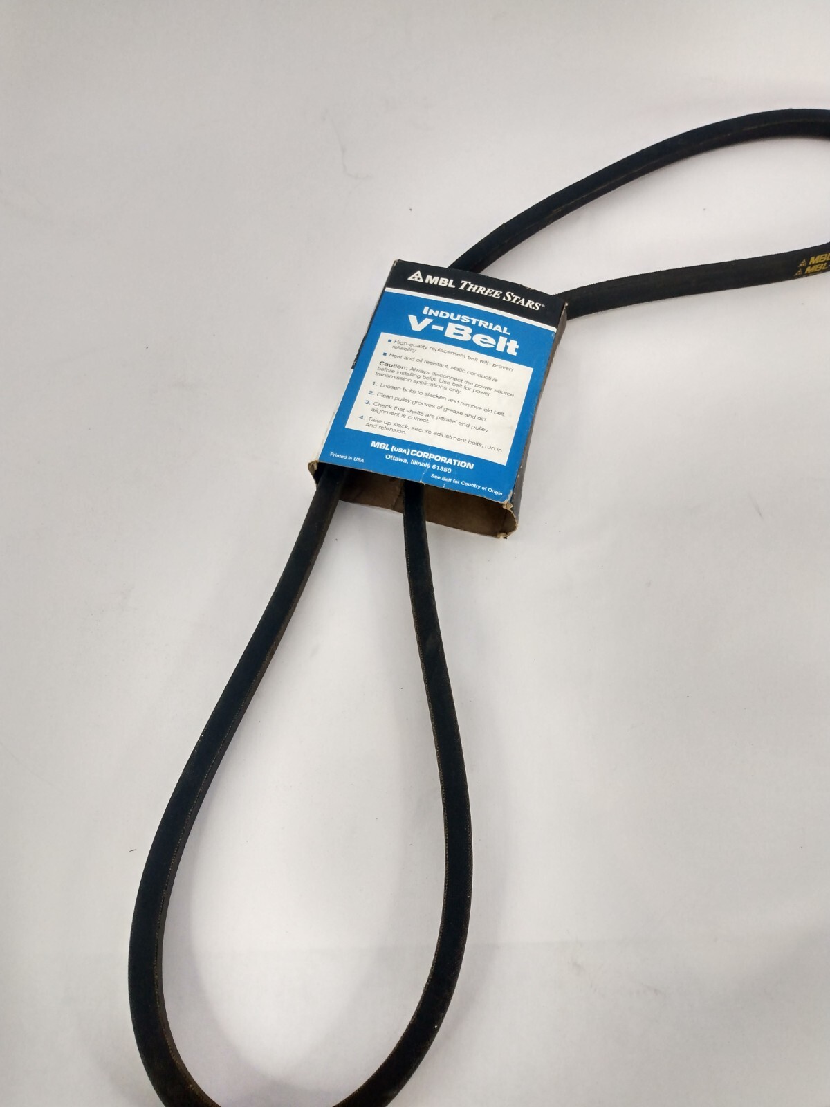 MBL Three Stars Industrial V-Belt 5L610 NOS