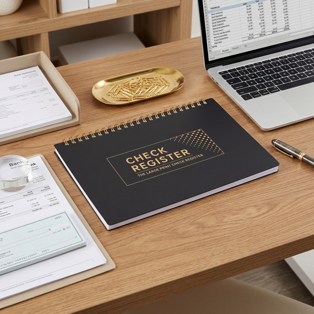 Check Register – Savings Account Booklet for Personal and Business – Blank