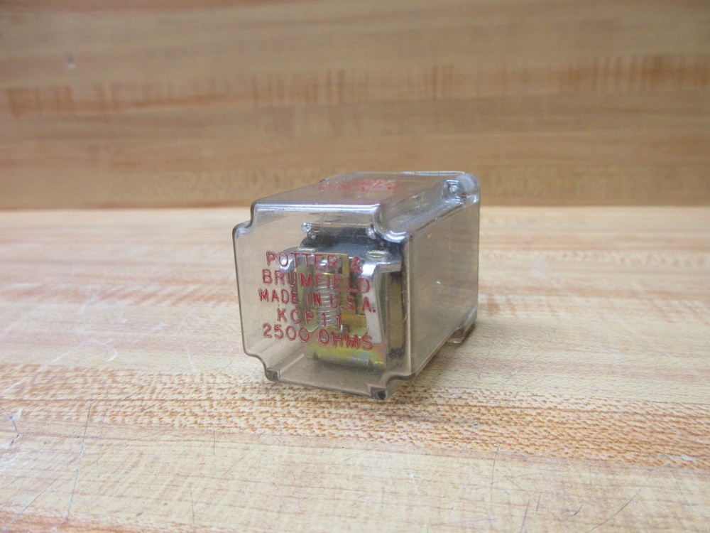 Potter & Brumfield KCP-11-2500 OHMS Relay KCP-11-2,500