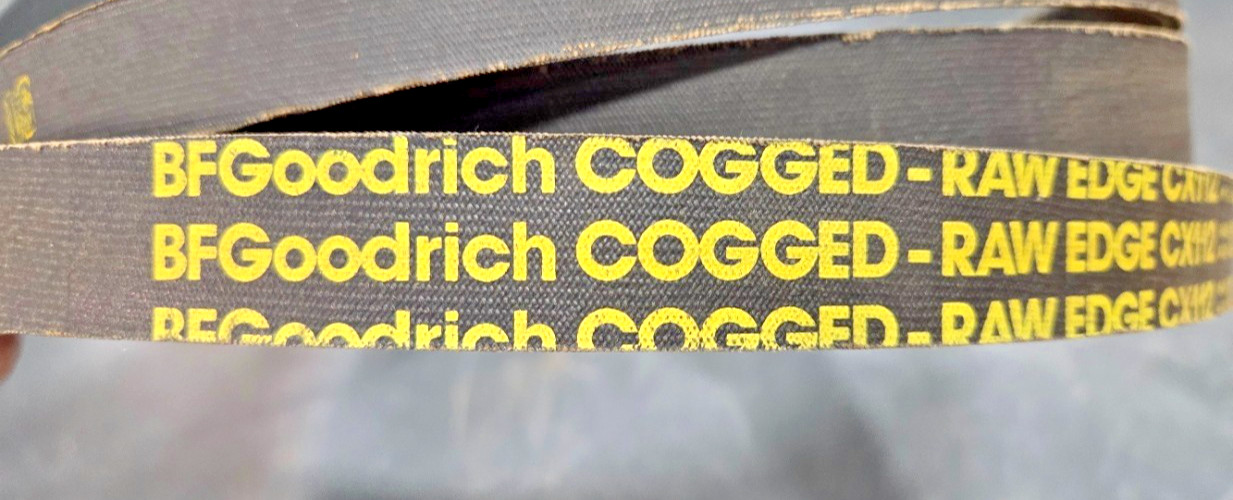 BF GOODRICH COGGED-RAW EDGE CX112, MADE IN THE USA, 0250H