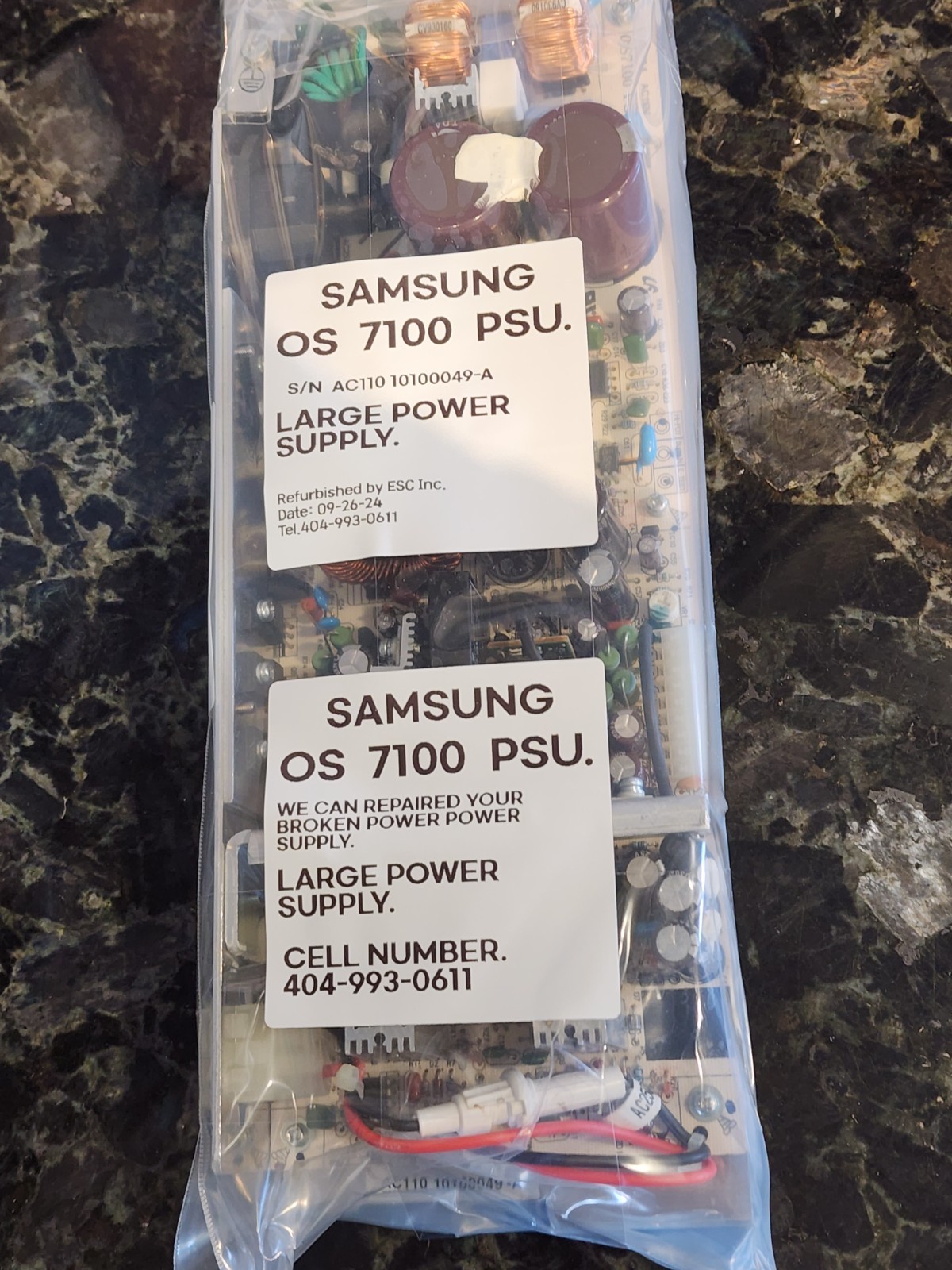SANSUNG LARGE MODEL 7100 POWER SUPPLY OS7100PSU/FULLY REFURBISHED/6MONTH WARRANT
