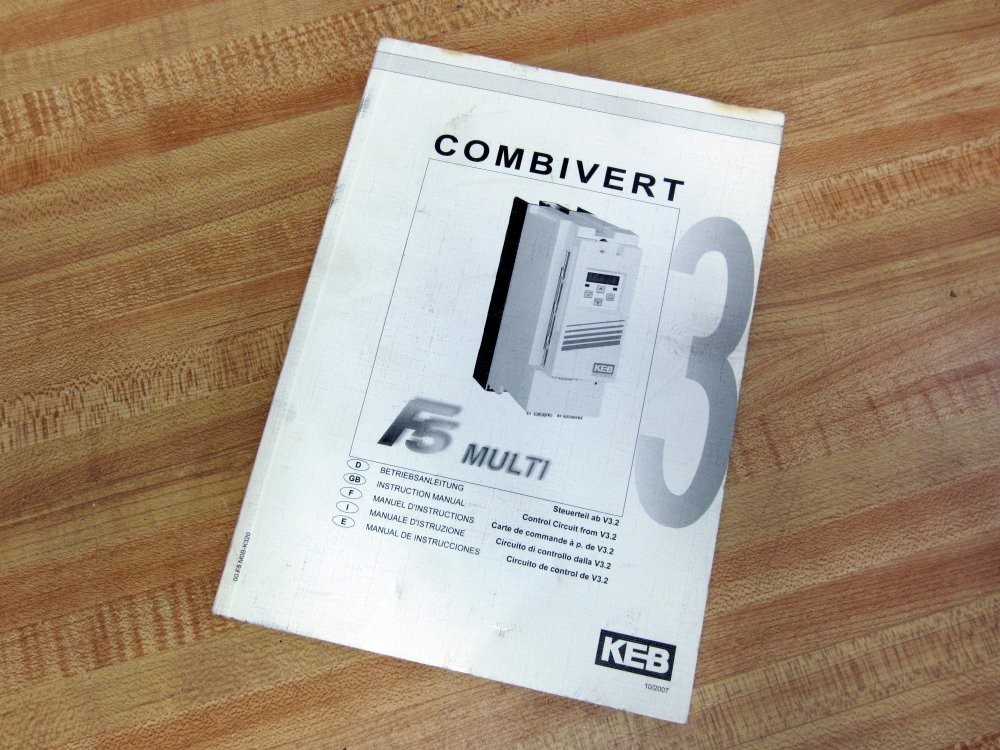 KEB 00.F5.M0B-K320 Instruction Manual