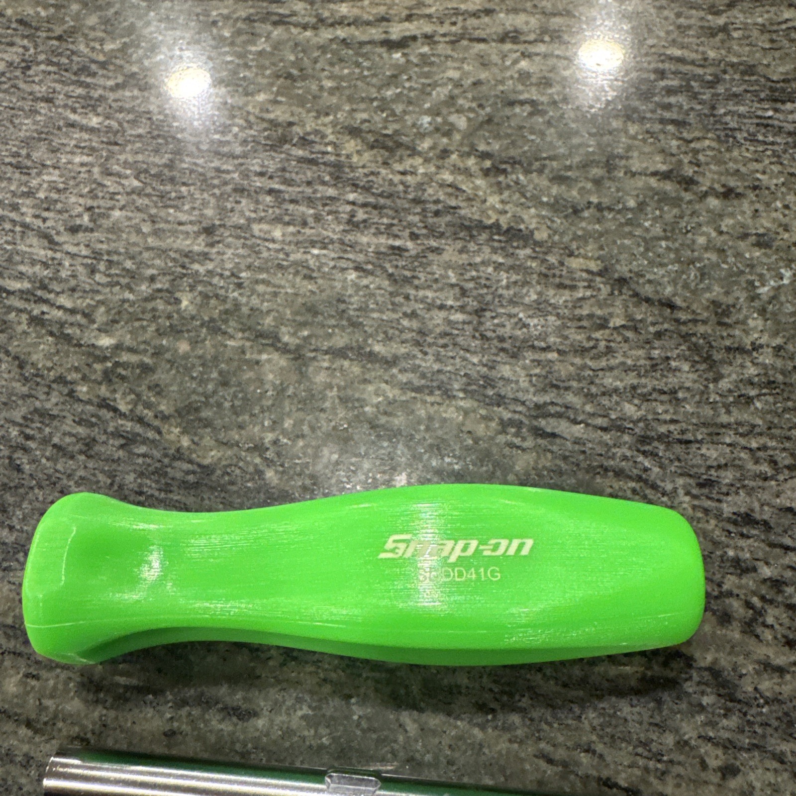 Snap-on sddd41 combination screwdriver with 4 tips. green new
