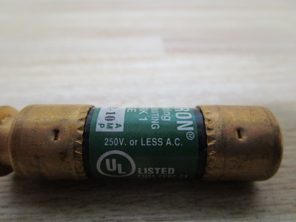 Bussmann KTN-R-10 Buss Fuse Cross Ref 1DG27 (Pack of 3)