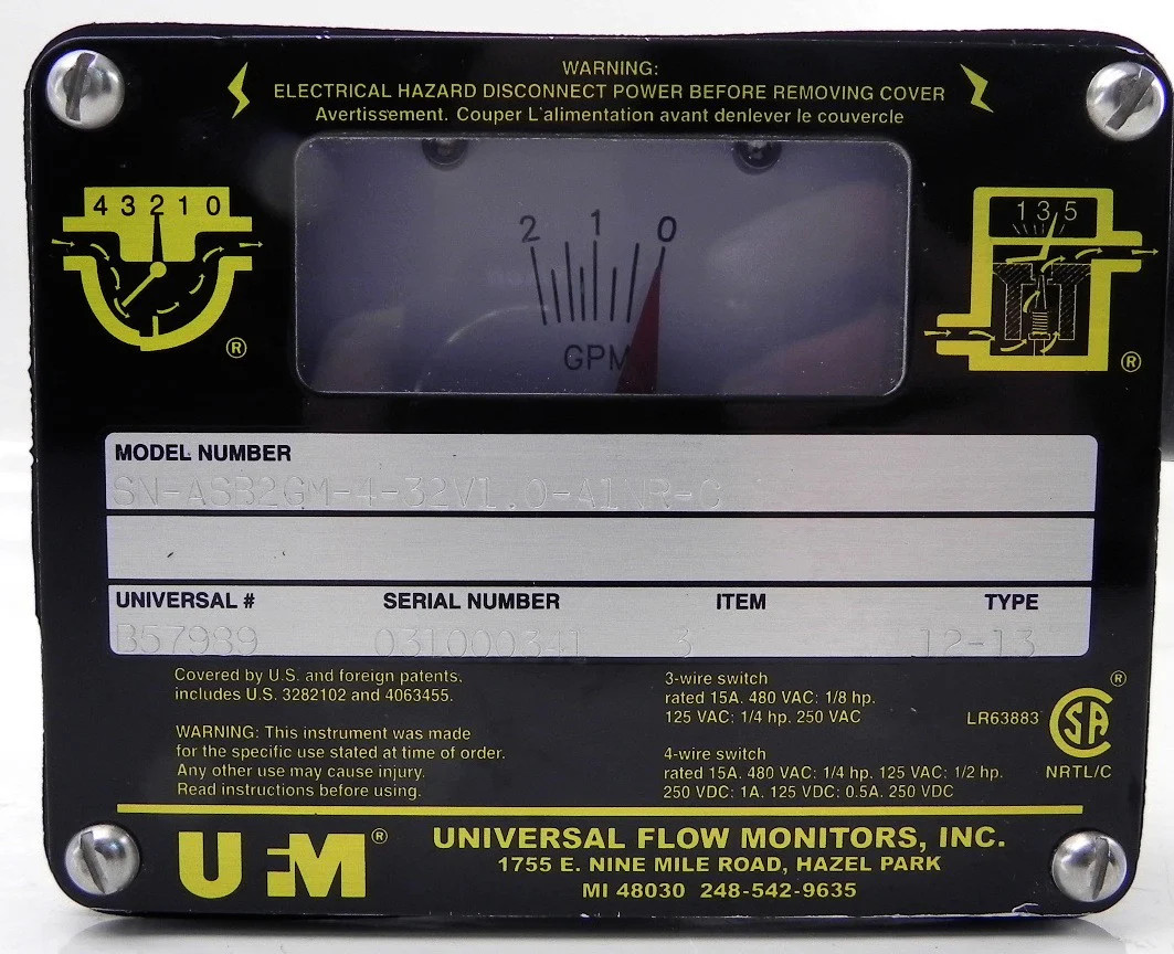 UFM Universal Flow Monitor SN-ASB2GM-4-32V1.0-A1NR-C