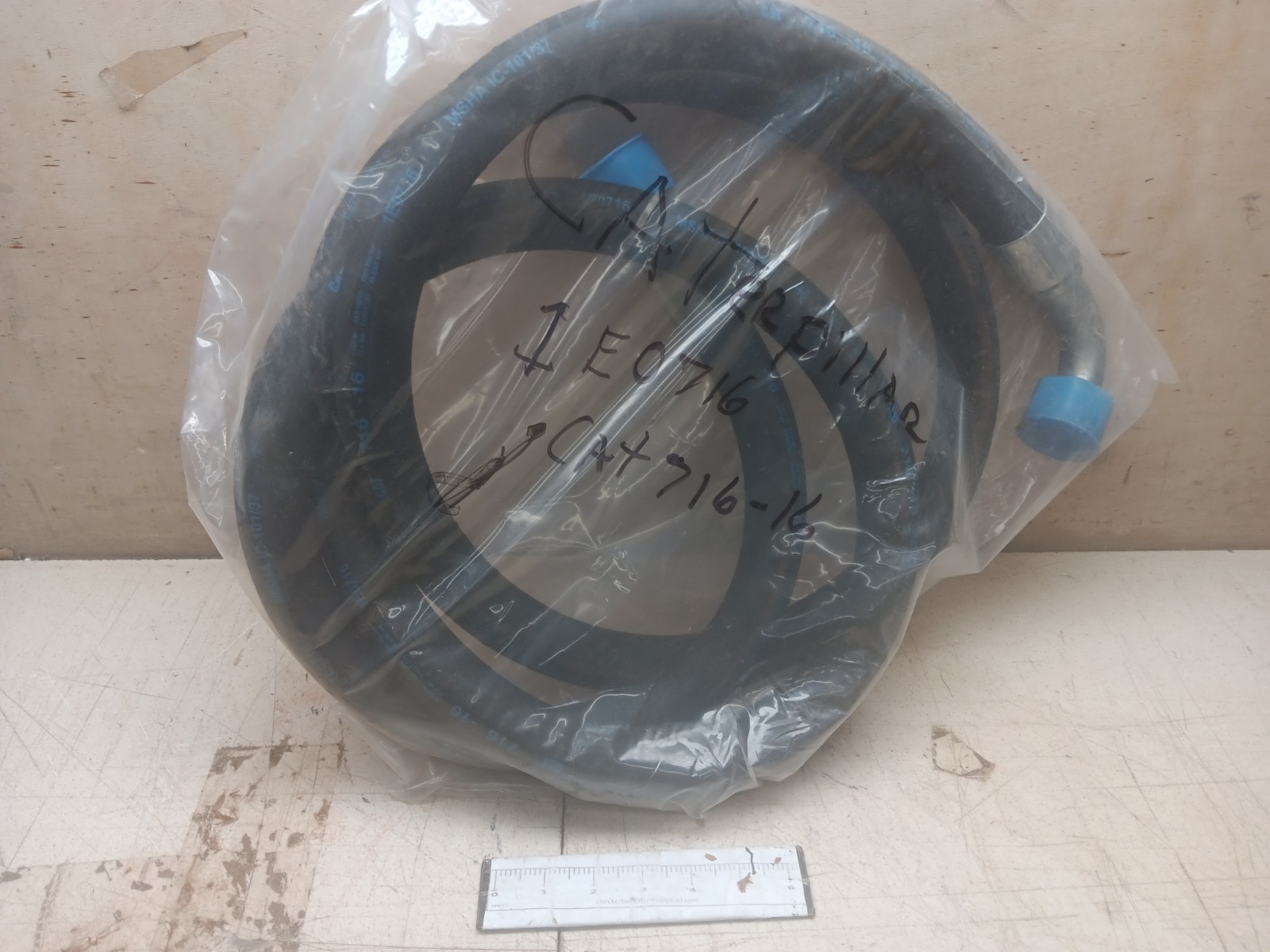 NOS CAT Hydraulic Hose Assy 1E0716 716-16 MSHA-IC-101/37 1″ 1000PSI EN853-1SN