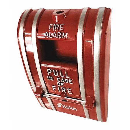 Kidde K-270A-Spo Fire Alarm Pull Station, Red, 2-1/2″ D
