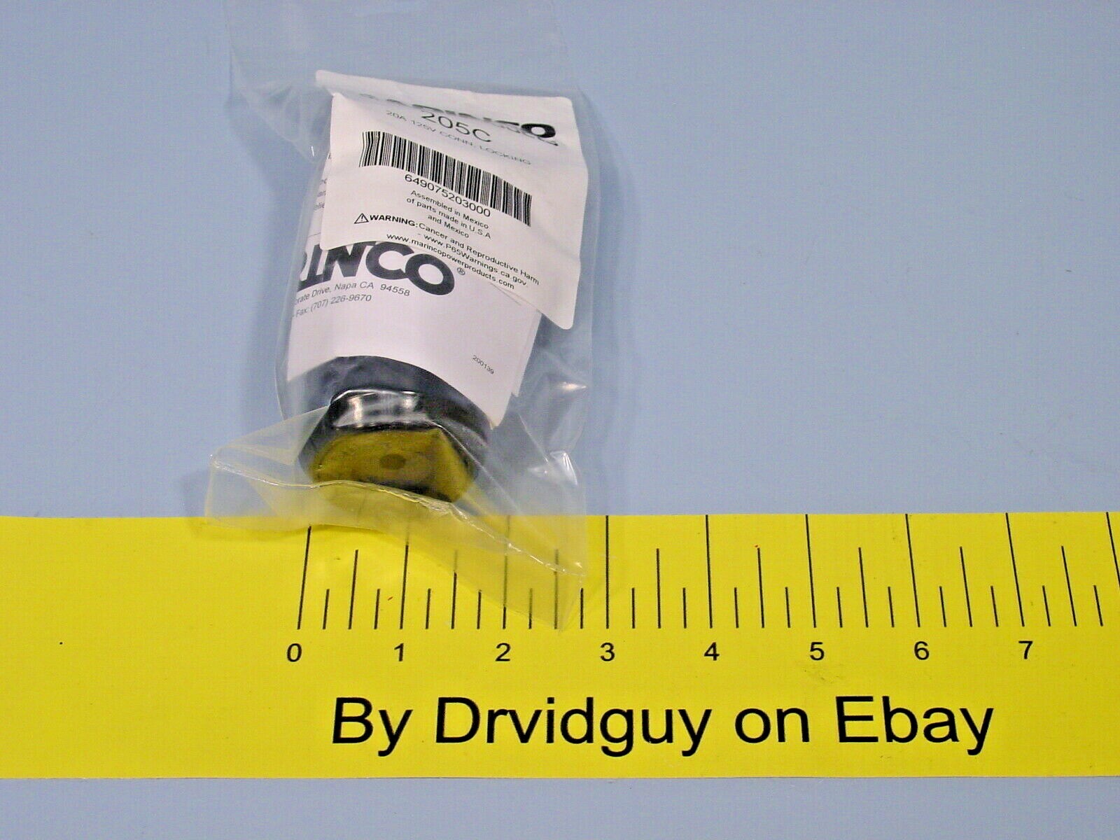 Marinco 205C NEMA L5-20R Locking Connectors; 20A; 125V; 2P; 3W