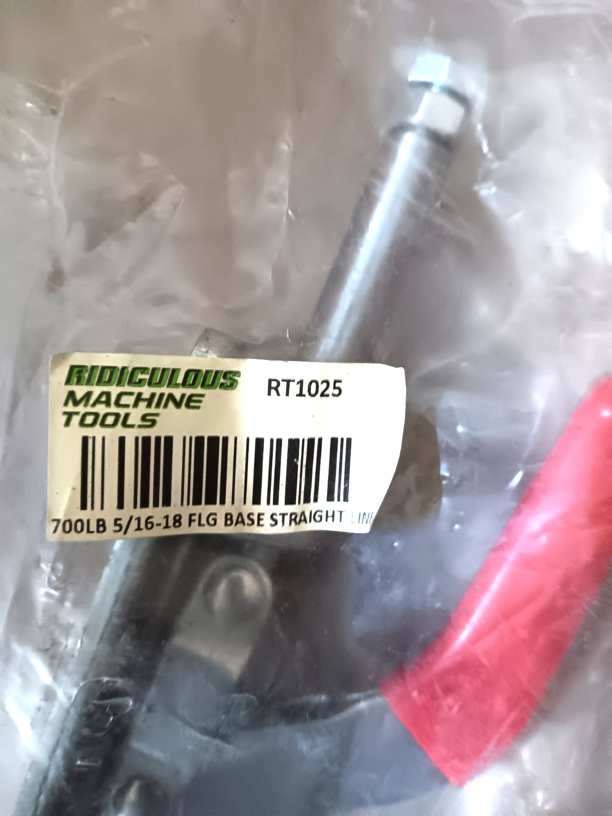 700lb 5/16-18 FLG Base Straight Line Clamp Lot of 2