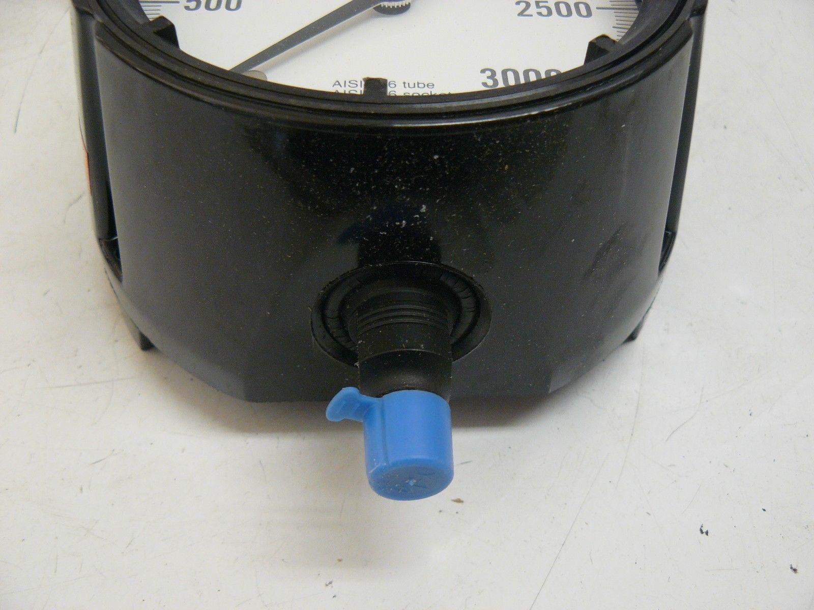 NEW ASHCROFT 45 1279 SS 02L DURAGAUGE 0-3000 PSI SIZE 4 1/2″ DIAL