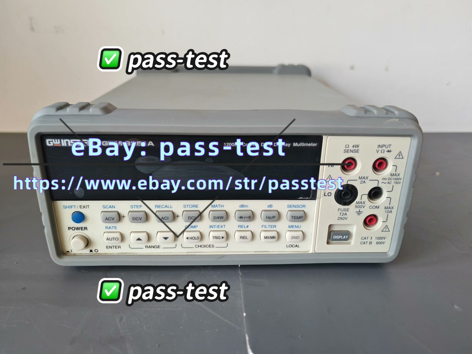 1PCS GW Instek GDM-8251A GDM8251A 120000 Counts Dual Display Multimeter