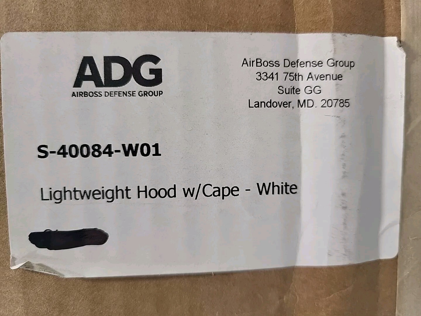 5 Pack Tychem AirBoss S-40084-W01 PAPR Hood W/ Cape FlexAir PAPR System White
