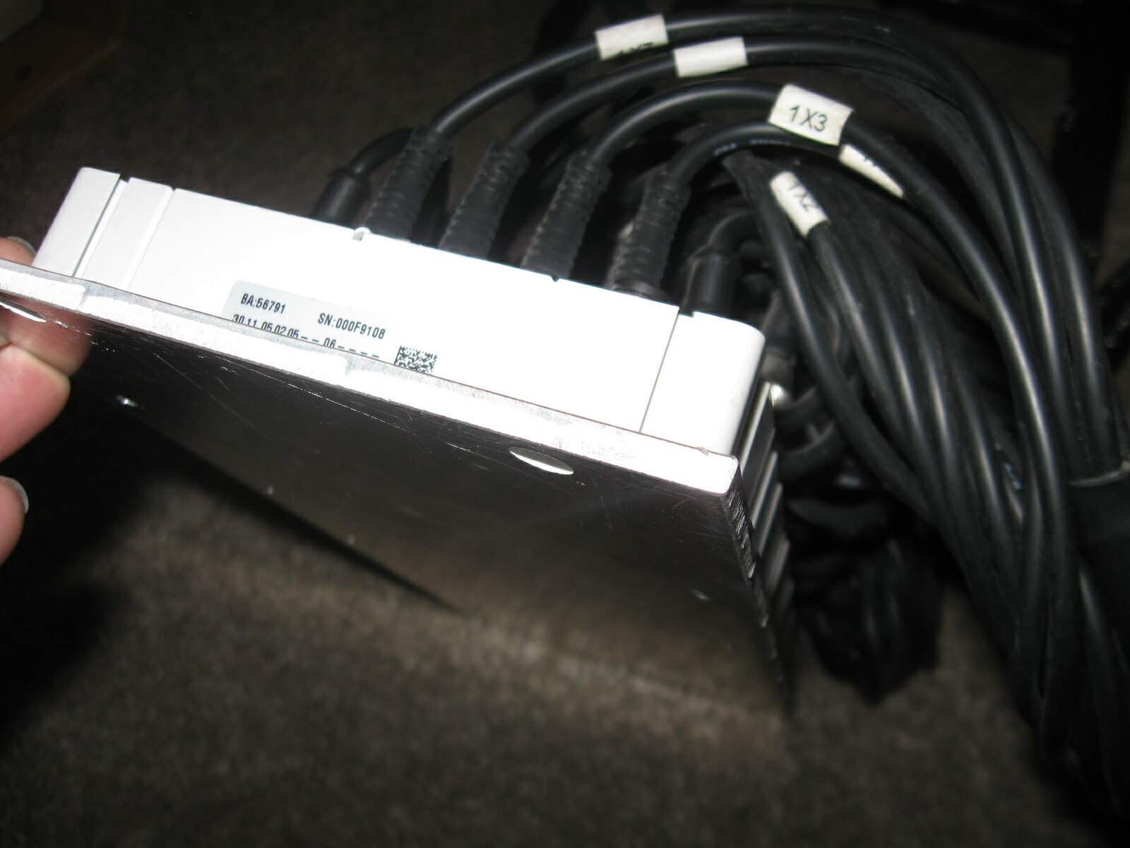 LOT of 2 WAGO Speedway Digital Module w/ Long cables cords 767-5801 / 767-4801