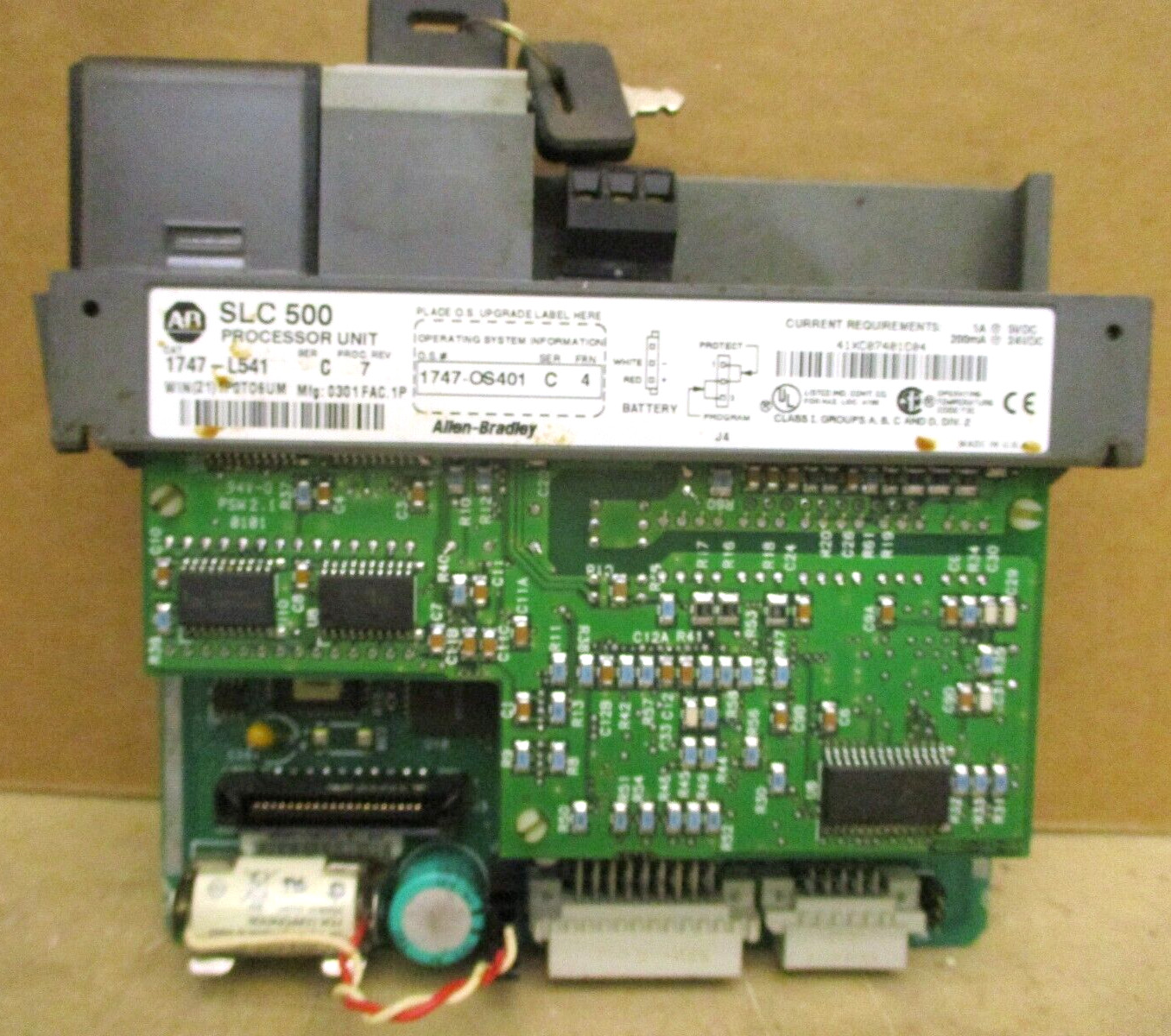 Allen-Bradley SLC 500 1746-P3 SLC 5/04 CPU 1747-L541 1747-DCM 1747-SDN 48681GN