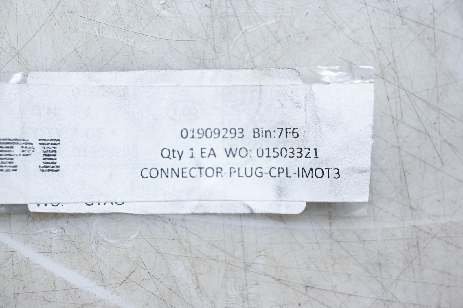 NPI 01503321 CPL IMOT3 Connector Plug NOS