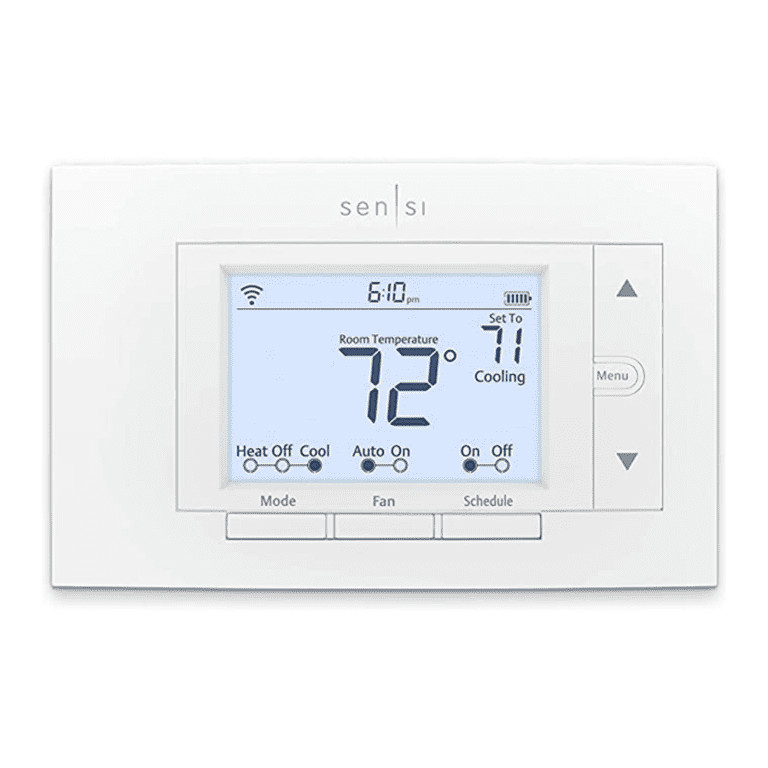 Copeland 1F87U-42WF Sensi Smart WiFi Thermostat, 1/2″ Connection
