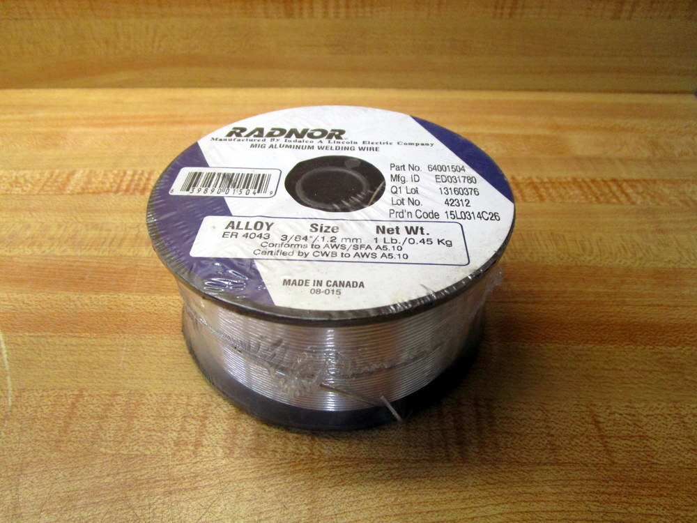 Radnor 64001504 MIG Aluminum Welding Wire ED031780