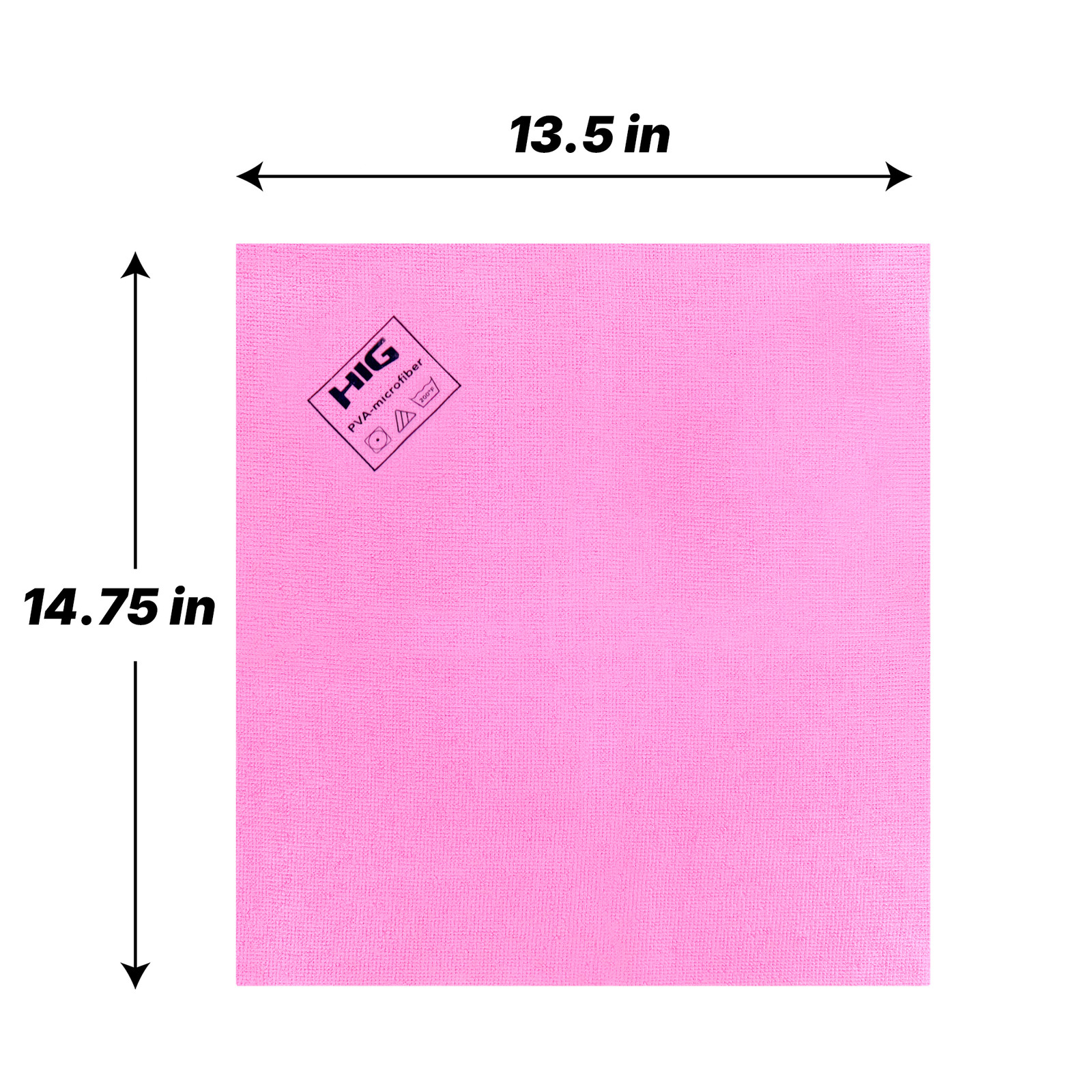 PVA Microfiber Cleaning Towels, Streak Free Shine,Ultra Absorbent, 5 Pack (pink)