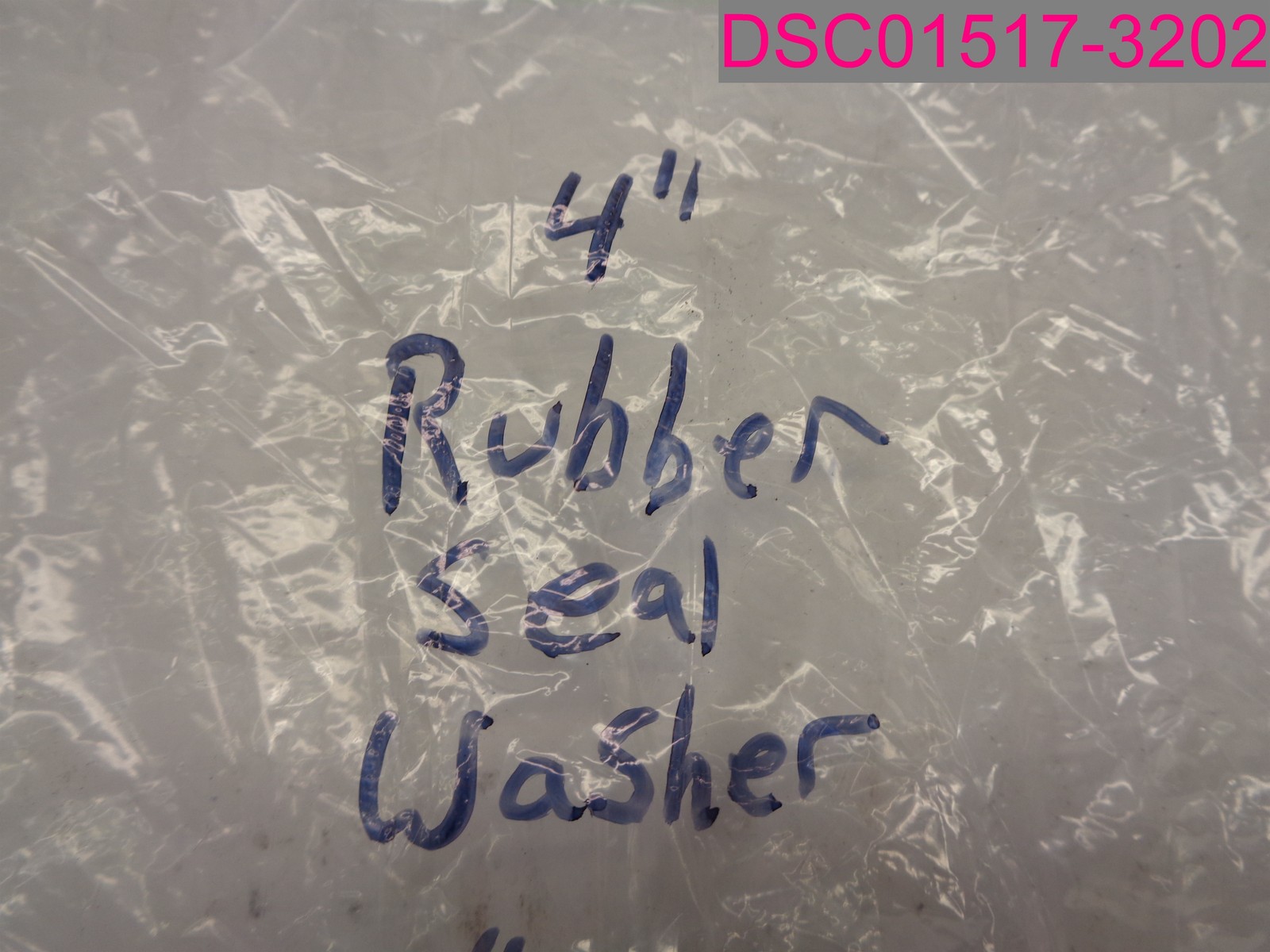 QTY=6; 4″ Rubber Seal Washer Ring Gasket. 4″ID x 5″ OD x 1/4″ Thick
