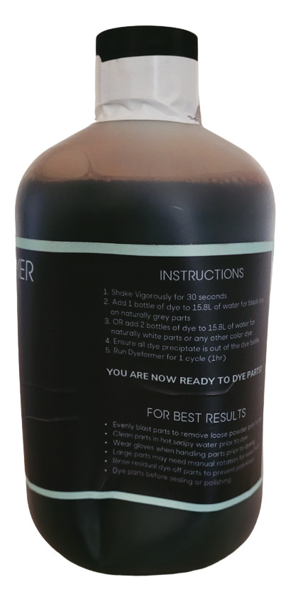 3DC Dyeformer Black Dye Mix 16FL OZ With Deformed Bottle