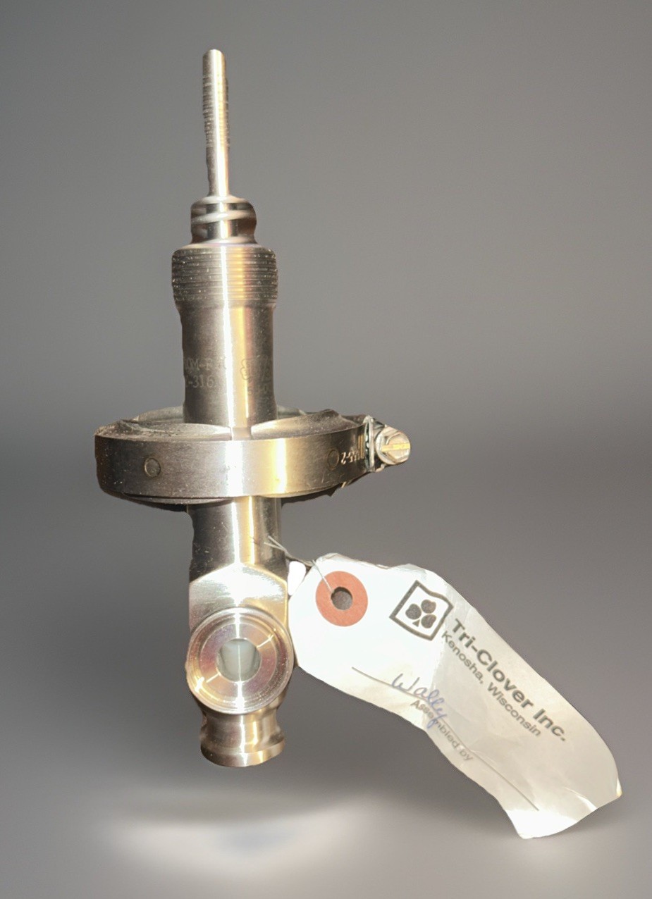 TRI CLOVER RELIEF VALVE 650-10M-20-1/2-C-Y-316L Valve. NEW! FREE SHIPPING! 6A