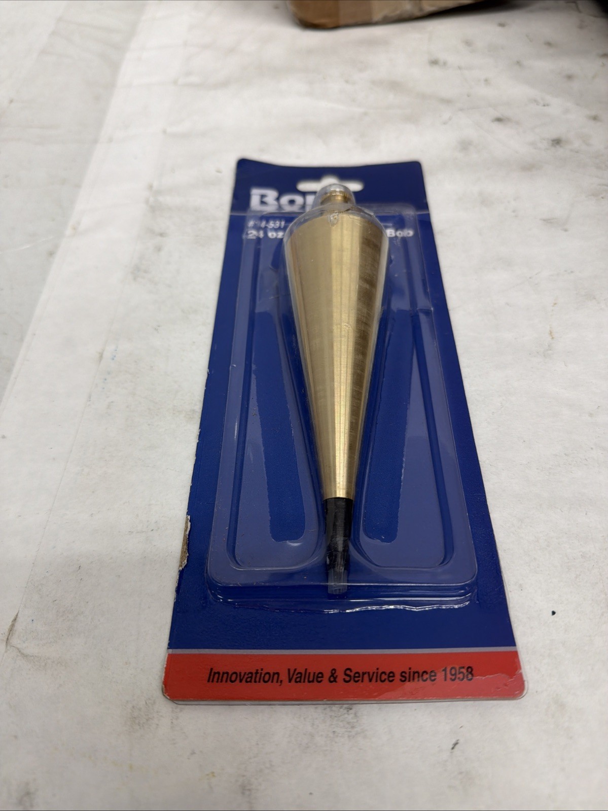 Bon 14-531: Plumb Bob Brass 24 oz