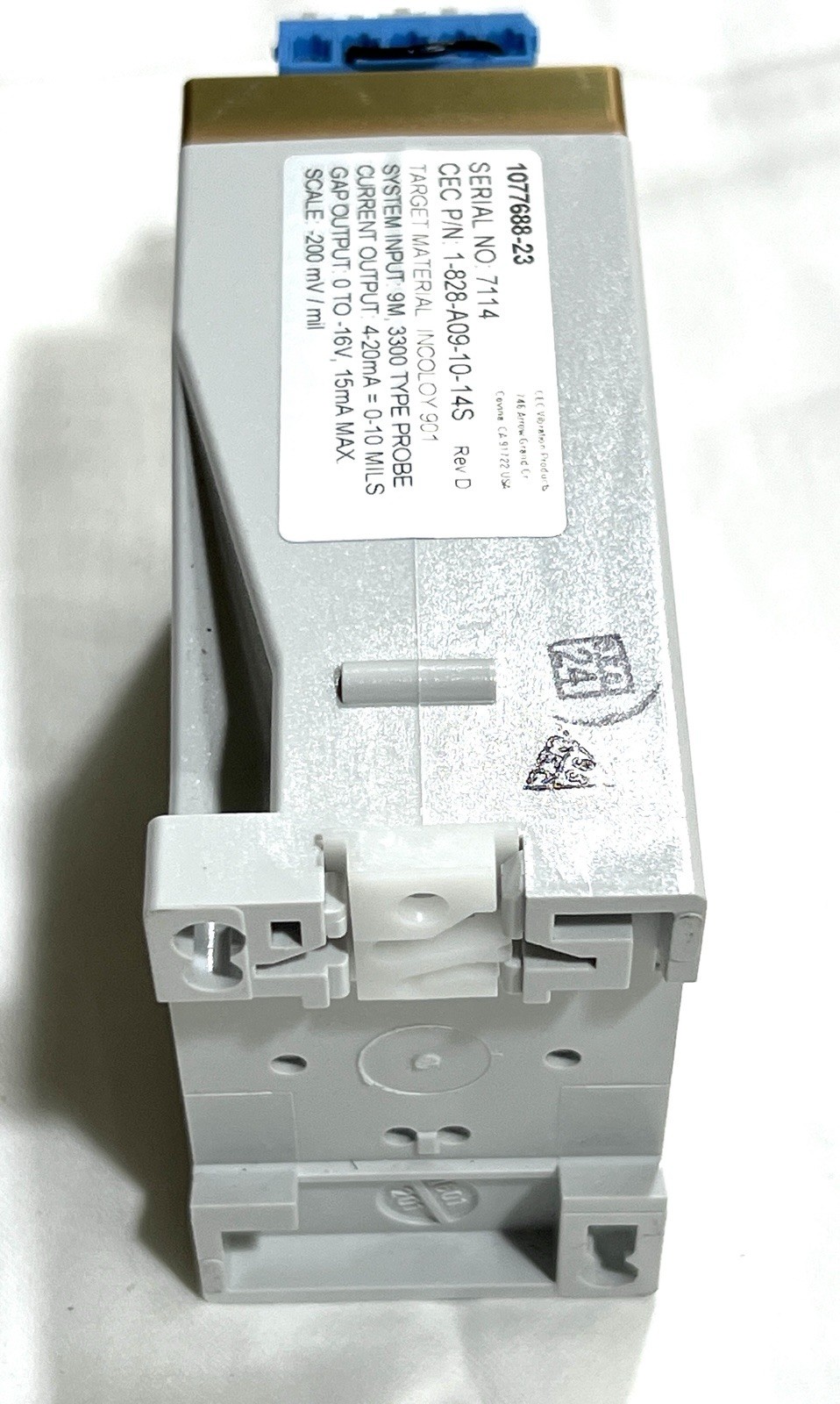 NEW Solar Turbines Radial Vibration Transmitter 1077688-23, CEC 1-828-A09-10-14S