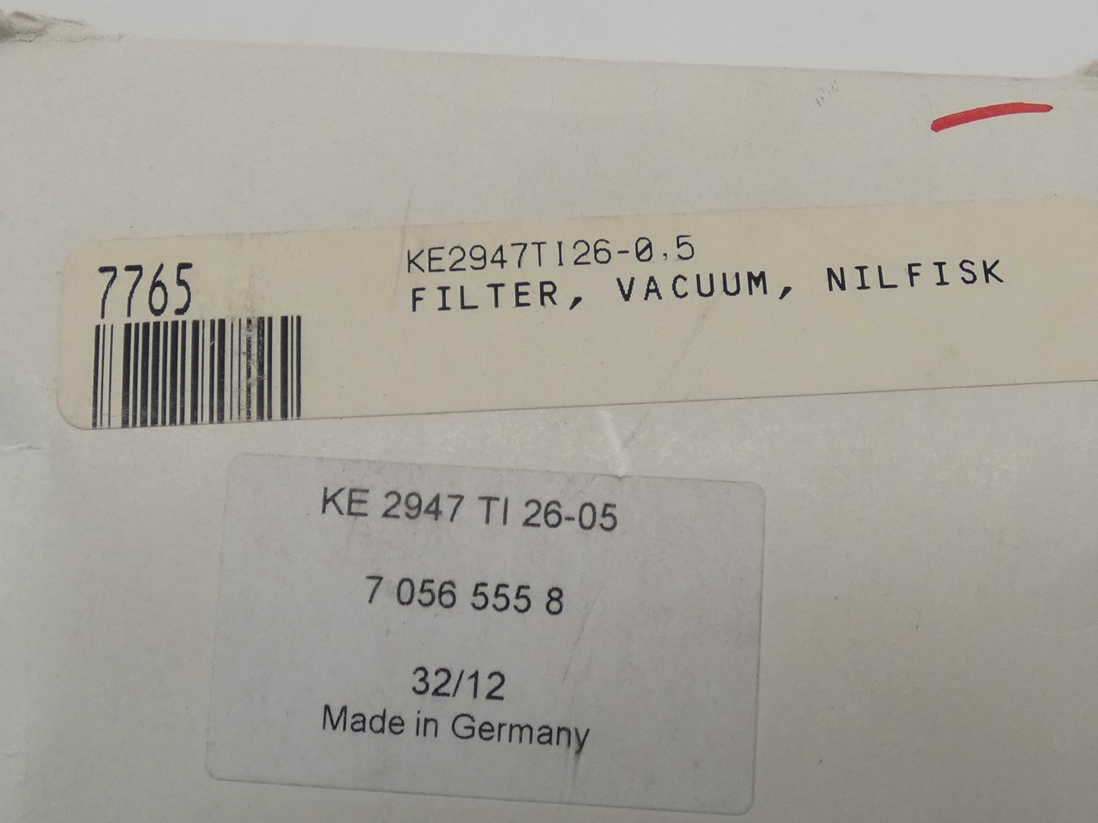 Nilfisk CFM 4081701070 Vacuum Filter Conical 120x300mm Cone – NEW Surplus!