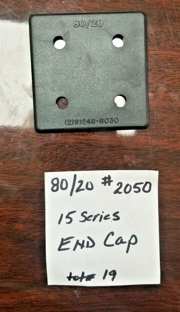 80/20 Inc. 2050-Flat Plastic End Cap 15 Series