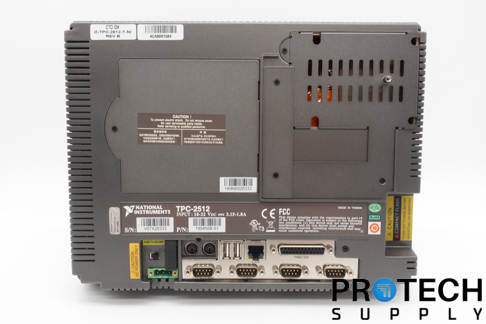National Instruments TPC-2512 Touch Panel Computer 190450B-01 with WARRANTY