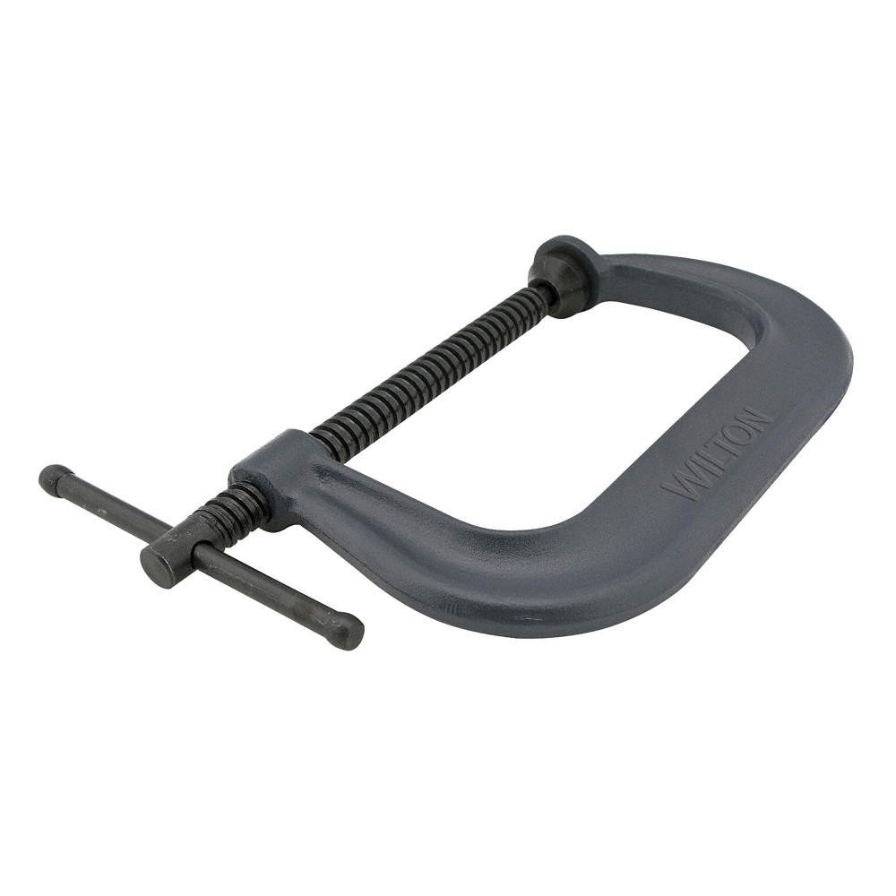 WILTON 406 C-Clamp,6-1/16″,Steel,Reg. Duty,6600 lb. 18G715