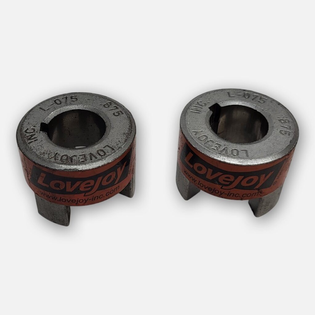 LOT OF 2 LOVEJOY L-075 JAW COUPLING HUB 7/8″ .875