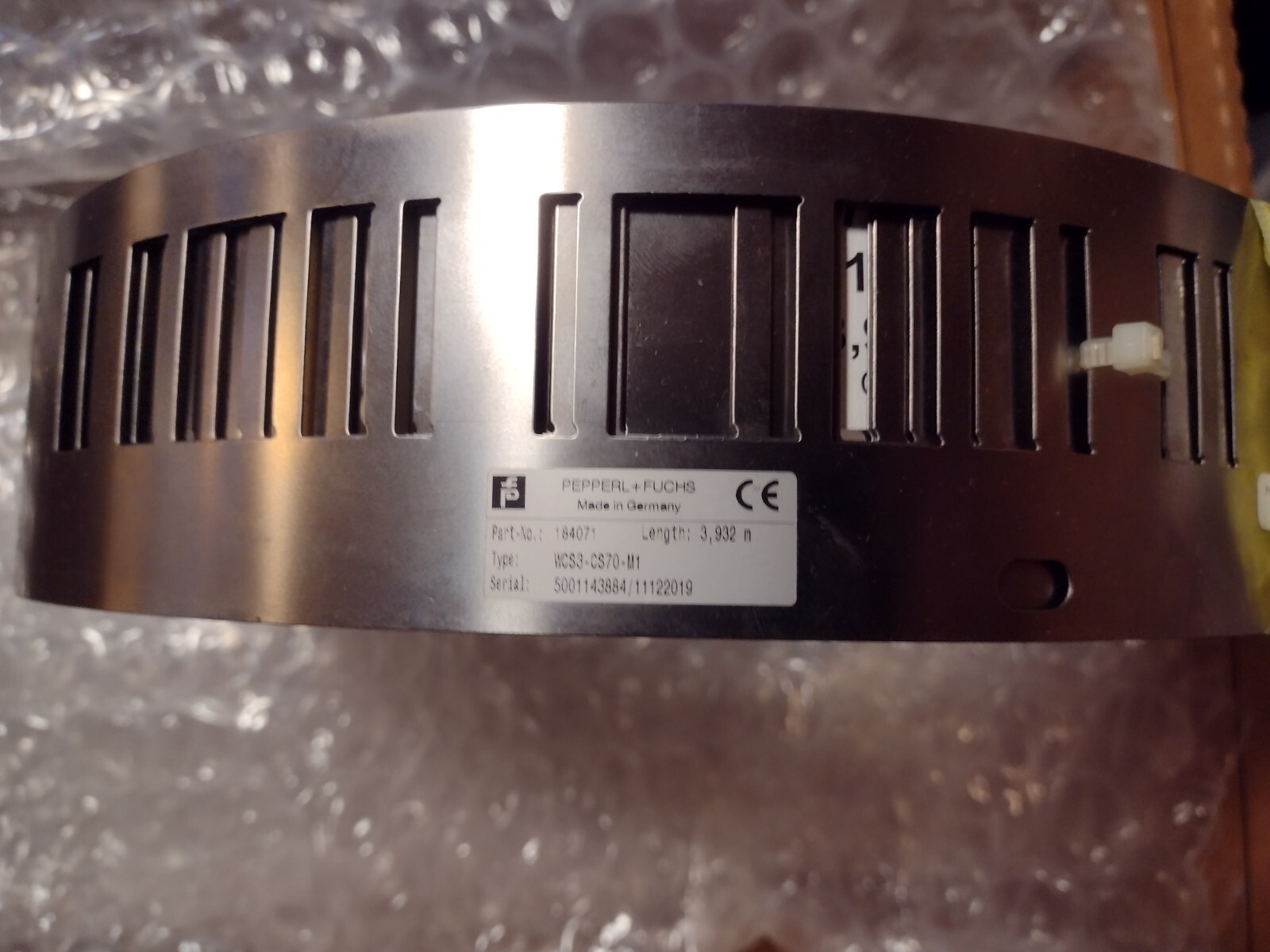 Pepperl+Fuchs 184071 WCS3-CS70-M1 Code Rail, 3.932 Meters