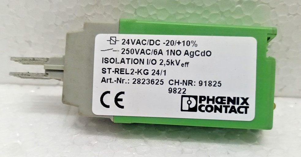 Phoenix Contact ST-REL2-KG 24/1 Art Nr : 2823625 CH-NR : 91825 9822 Lot of 2 pcs