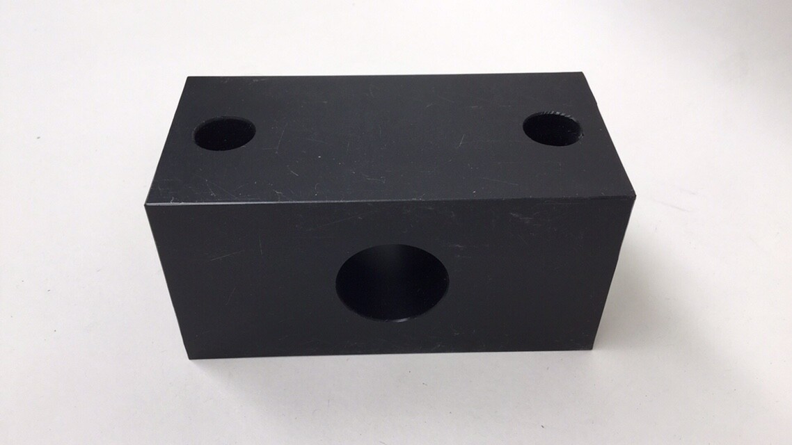 Unknown 100243 Pillow Block Black Delron 1″ Hole 2″ X 2″ X 4″