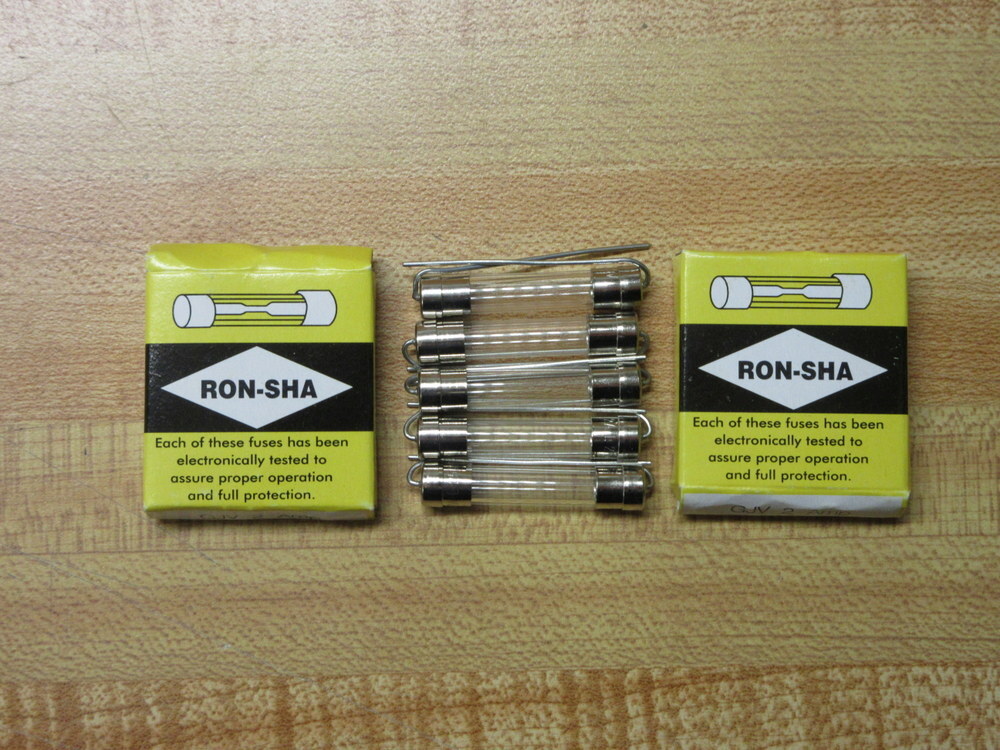 Ron-Sha GJV-2A Fuse F2AL250V Fine Wire Element, Axial Leads (Pack of 15)