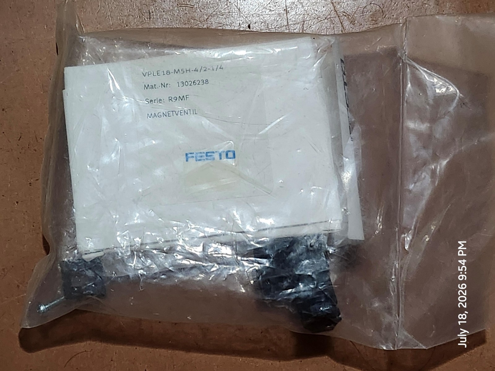 Festo FIRST Valve Kit R9MF